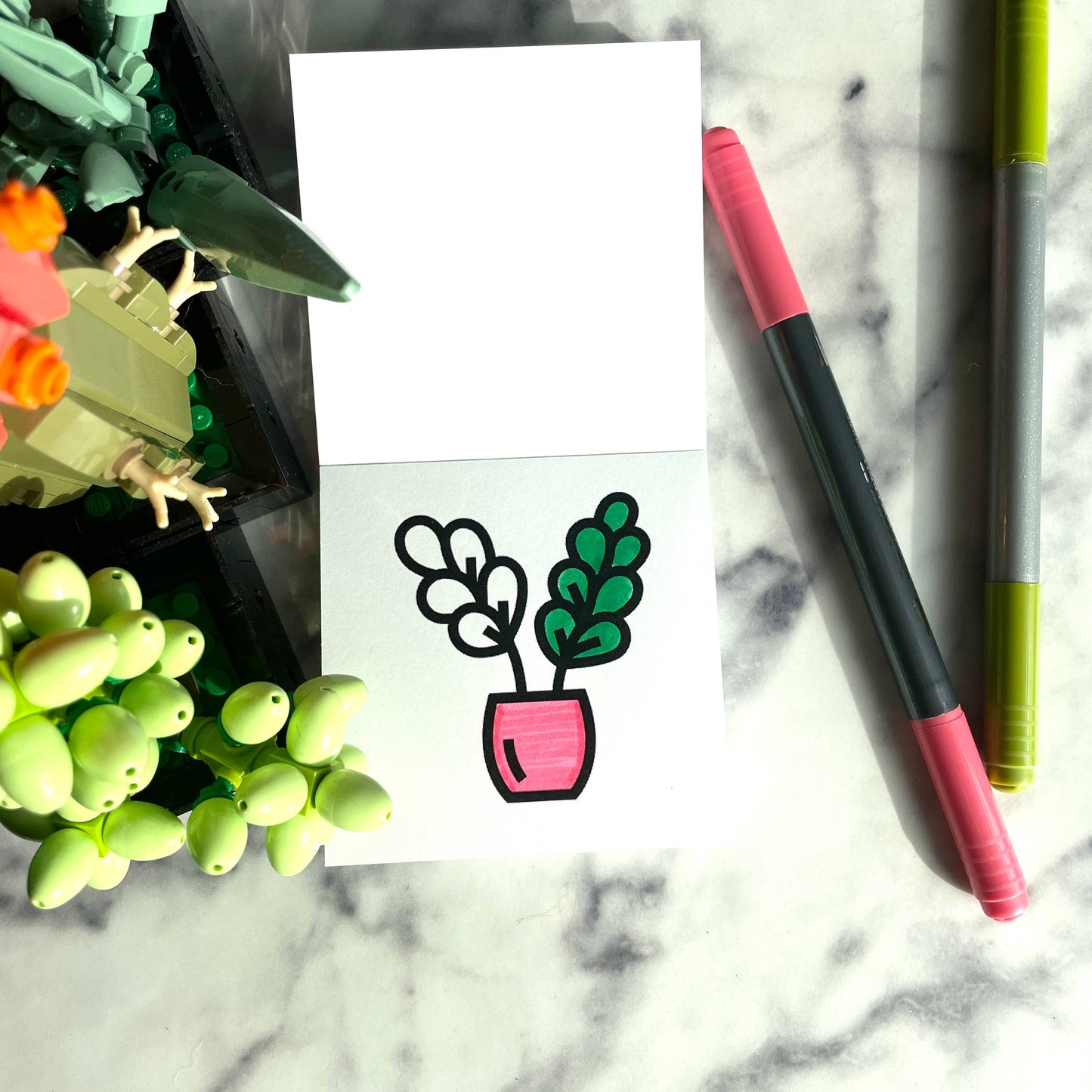 Coloring Book for Adults - Mini 3x3: 50 Pages Birds Bugs and Botany