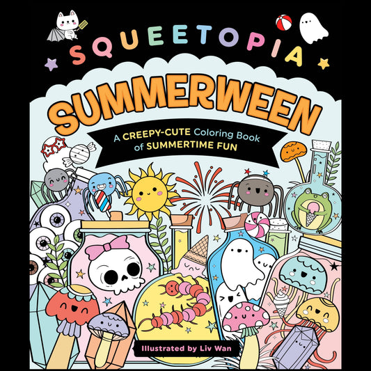 Squeetopia Summerween Creepy-Cute Summertime Coloring Book
