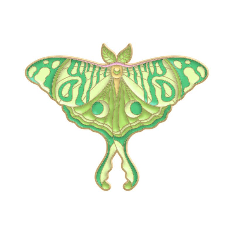 Vibrant Butterfly Enamel Pins: Blue