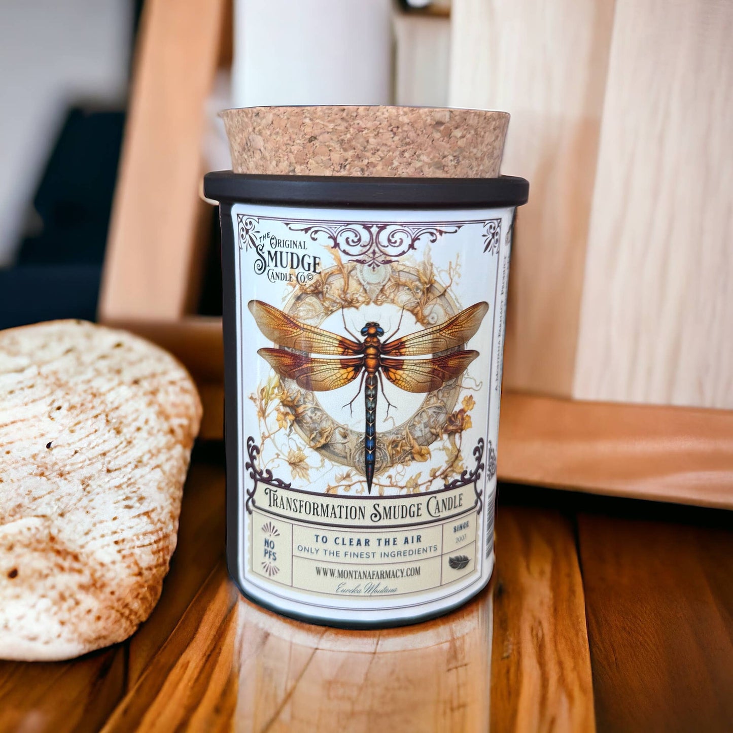 Transformation Dragonfly  Orig Smudge Candle Space Clearing