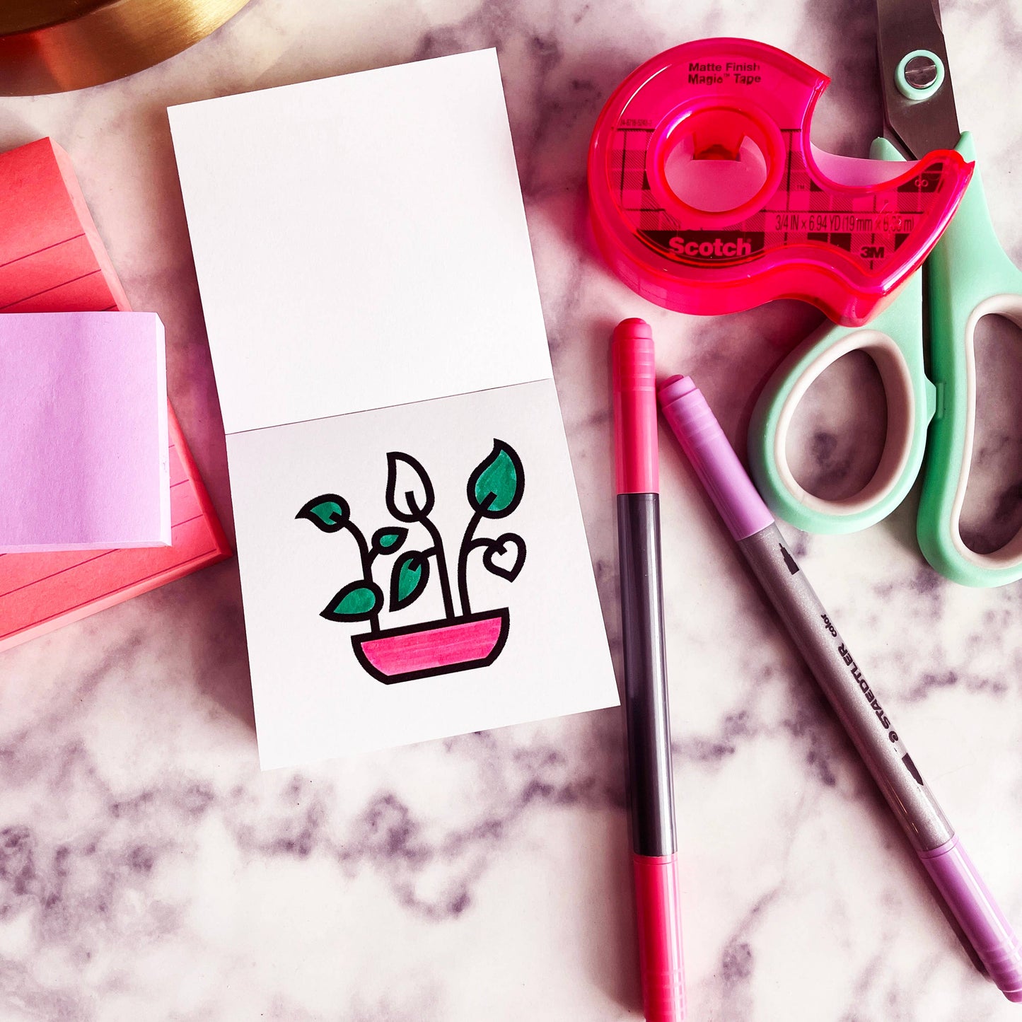 Coloring Book for Adults - Mini 3x3: 50 Pages Birds Bugs and Botany